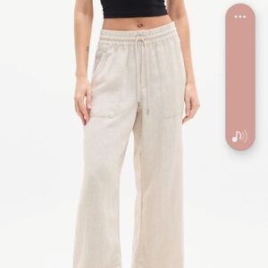 Athleta Linen Blend Pant Size Large